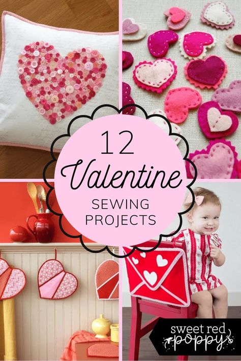 12 Valentine Sewing Projects and Heart Ideas Valentine Sewing Projects, Valentine Sewing, Diary Of A Quilter, Baby Quilt Tutorials, Heart Quilt Pattern, Mini Quilt Patterns, Keepsake Quilting, Scrappy Quilt Patterns, Fabric Postcards