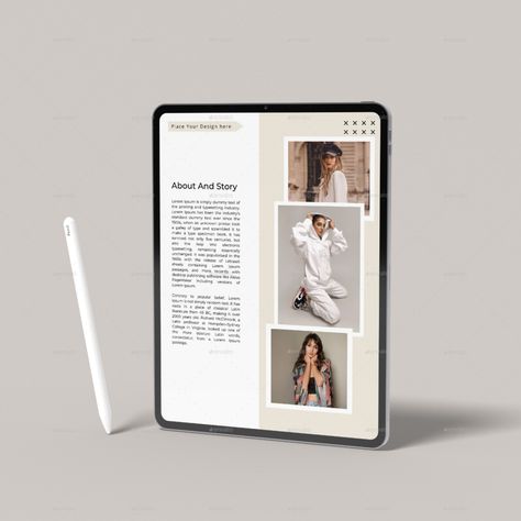 iPad Pro Mockup Ipad Mockup, Design Agency, Ipad Pro, Ui Design, Lorem Ipsum, Mockup, Template Design, Ipad, Design