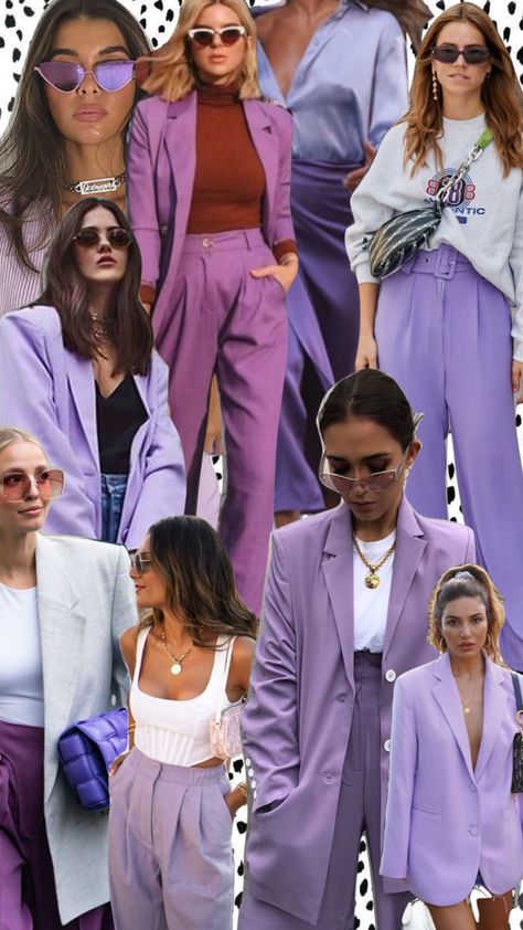 Monations Purple Outfit Inspo #myfirstshuffle Purple Outfit, Purple Outfits, Photoshoot Outfits, Shades Of Purple, Ruffle Blouse, Shades, Purple, Outfit Inspo, Women's Top