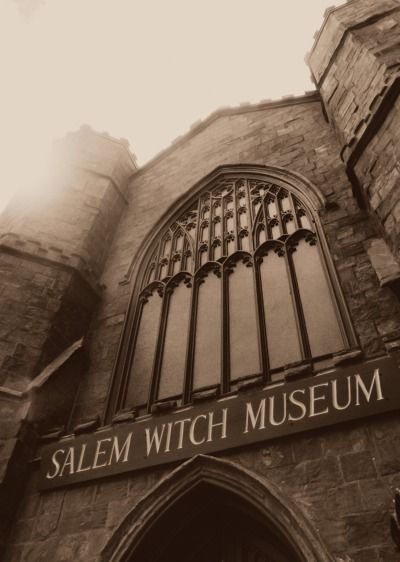 The Salem Witch Museum, Salem, Massachusetts. Witchy Mermaid, Salem Trip, Salem Witch Museum, Witch Museum, Witch History, Salem Mass, Boston Vacation, Salem Witch Trials, Dark Aesthetics