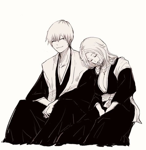 @ yuui96078218 Toshiro And Rangiku Matching Pfp, Rangiku X Gin, Gin And Rangiku, Gin X Rangiku, Gin Bleach, Gin Ichimaru, Bleach Couples, Rangiku Matsumoto, Bleach Fanart