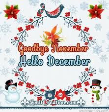 Goodbye November Hello December - SmitCreation.com December Morning Quotes, December Quotes Happy, Goodbye November Hello December, Goodbye November, Hello December Quotes, November Hello, Hello December Images, December Wishes, December Images