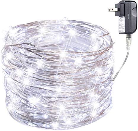 Amazon.com: 70Ft 200 LED Fairy Lights Waterproof Starry Firefly String Lights Plug in on Silver Coated Copper Wire Perfect for Christmas Party DIY Wedding Bedroom Indoor Party Decorations, Pure White: Home Improvement Lights For Wedding, Diy Christmas Party, Starry String Lights, Christmas Patio, Wedding Indoor, Patio Wedding, Battery Operated String Lights, String Lights In The Bedroom, Snowflake Lights