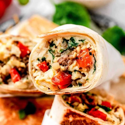 Good Breakfast For Diabetics, Breakfast Burrito Meal Prep, Protein Breakfast Burrito, High Protein Breakfast Burrito, Make Ahead Healthy Breakfast, Breakfast For Diabetics, Protein Prep, Scd Diet Recipes, Low Cal Breakfast