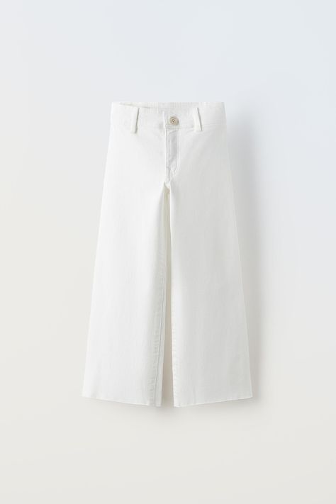 MARINE JEANS White Jeans Zara, Zara Marine Jeans, Outfits For 6th Grade, Marine Jeans, Preppy Pants, Sassy Outfit, Zara Outfit, Cute Pants, Paris Outfits