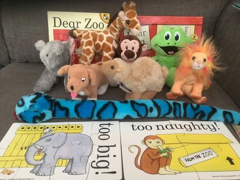 Dear Zoo Story Sack Resources Teaching SEND Literacy EYFS With Toys And Sack | eBay Dear Zoo, Story Sack, Animal Toys, The Zoo, The Animals, Zoo Animals, Small Group, Paperback Books, Small Groups