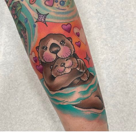 Sea Otters Tattoo, Otters Tattoo, Otter Tattoo, Sea Otters, D Tattoo, Animal Reference, Sea Otter, Tat Ideas, Otters