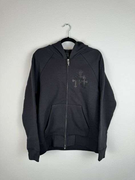 Chrome Hearts Paper Jam Zip-Up Hoodie Chrome Hearts Hoodie, Cross Patch, Heart Sweatshirt, Paper Hearts, Chrome Hearts, Zip Up Hoodies, Palm Angels, Zip Up, Cemetery