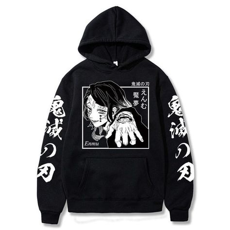 Demon Slayer Enmu, Blood Shirt, Oni Demon, Harajuku Anime, Anime Demon Slayer, Streetwear Hoodie, Oversized Streetwear, Cheap Hoodies, Streetwear Mens