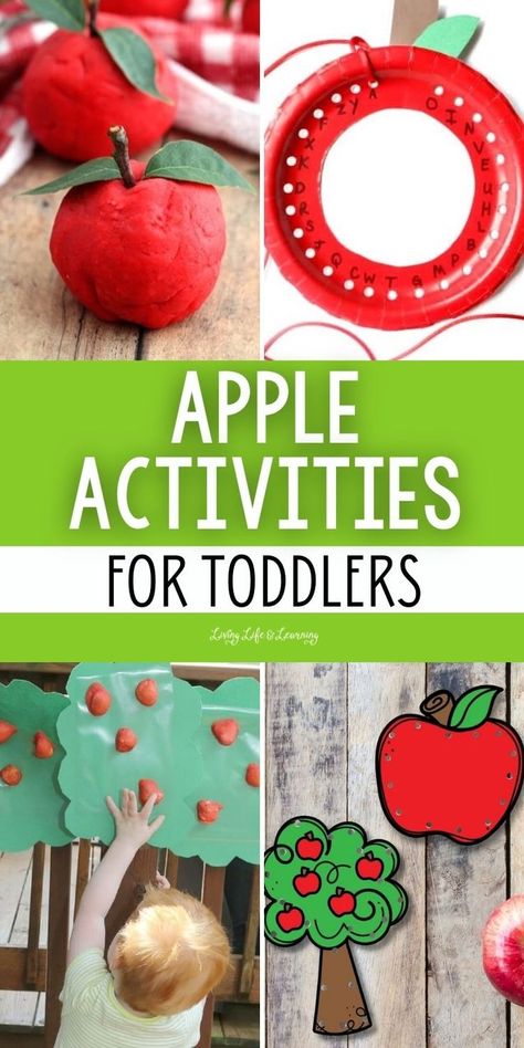 Apple Activities for Toddlers Apple Activities For Toddlers, Apple Unit, Apple Activities, Autumn Activities For Kids, Life Learning, Activities For Toddlers, Fall Apples, Fall Activities, Gross Motor