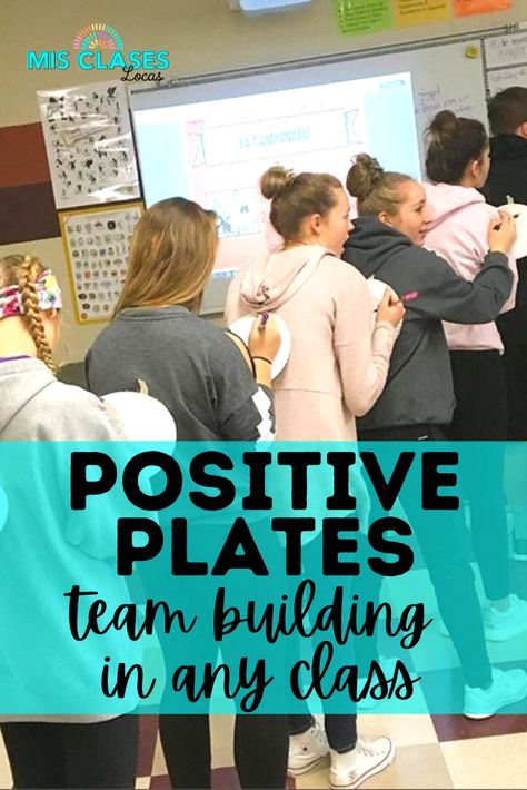 Positive Plates - a team building activity for any class or youth group! Quick Icebreaker Games, Positive Plates Activity, Whats On Your Plate Activity, Motivational Activities Team Building, Retreat Activities Team Building, New Year Team Building Activity, Team Building Worksheets, Team Building Activities For Sport Teams, Games For Team Building At Work