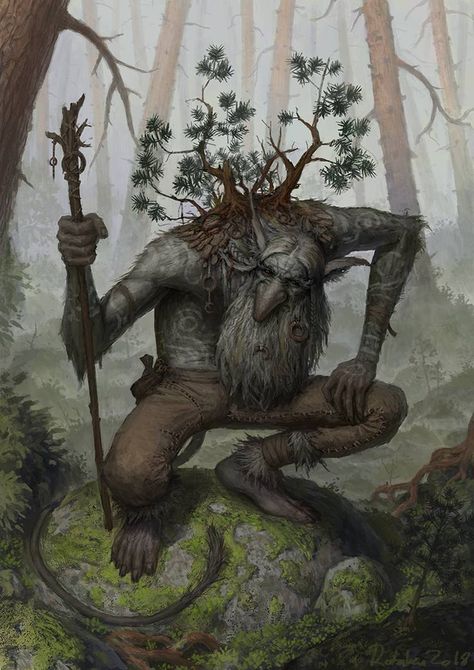 Troll Shaman by Rotaken Forest Creatures, Fantasy Races, Dnd Art, Fantasy Monster, Mythical Creatures Art, Wow Art, Weird Creatures, Mystical Creatures, Arte Fantasy