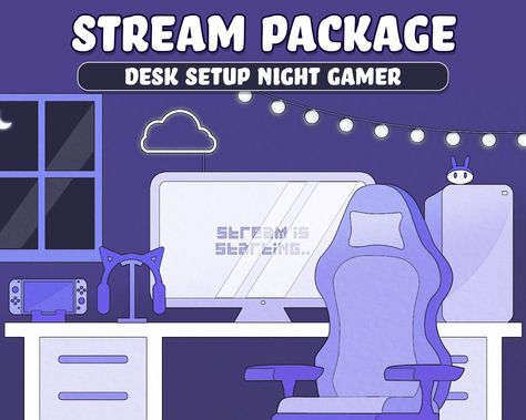 Streamer Merch Ideas, Twitch Free Overlay, Youtube Stream Overlay, Stream Overlay Aesthetic, Animated Stream Package, Purple Twitch Overlay, Twitch Banner Ideas, Twitch Overlay Templates, Twitch Overlay Ideas