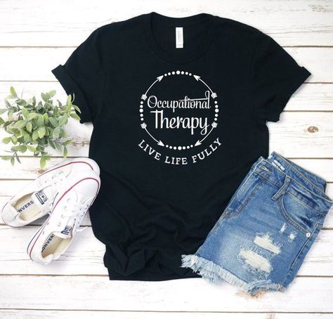 Occupational Therapy Gifts, Funny Math Shirt, Occupational Therapy Kids, Occupational Therapy Shirts, Crafting Corner, Occupational Therapy Activities, Cricut Shirts, Math Shirts, Therapy Gift