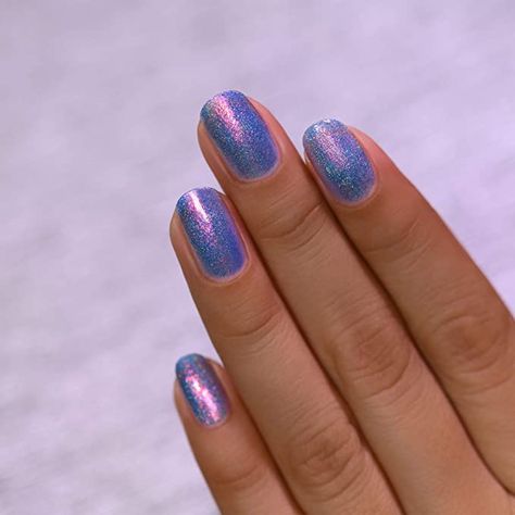 ILNP Pool Party - Vivid Iridescent Blue Holographic Jelly Nail Polish Irredescent Nails Blue, Disney Fingernails, Irridescent Nails, Iridescent Nails, Ilnp Nail Polish, Jelly Nail Polish, Pedi Ideas, Jelly Nail, Mens Nails