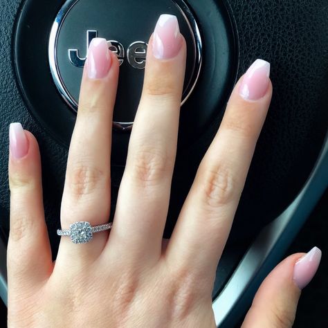 Pink And White Ombre Nails Coffin Short, Short Coffin Shape Nails Acrylics, Pink Ombré Coffin Nails, Ombre Acrylic Nails Coffin Short, Short Coffin Shape Nails Pink, Short Coffin Shape Nails Ombre, Ballerina Vs Coffin Shape, Short Coffin Shape Nails French Tip, Short Ballerina Shape Nails