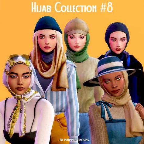 Custom Cast, Sims 4 Cas Mods, Sims Packs, Sims 4 Anime, Free Sims 4, Sims 4 Mm Cc, Tumblr Sims 4, Hijab Collection, Sims 4 Cc Folder