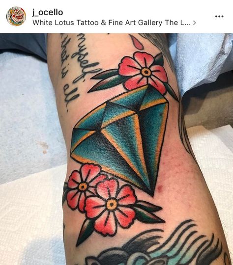 Diamond Elbow Tattoo, Filler Tattoos, Shooting Star Tattoo, Filler Tattoo, Inner Arm Tattoos, Diamond Tattoo, Traditional Tattoo Flowers, Diamond Tattoos, Traditional Tattoo Sleeve