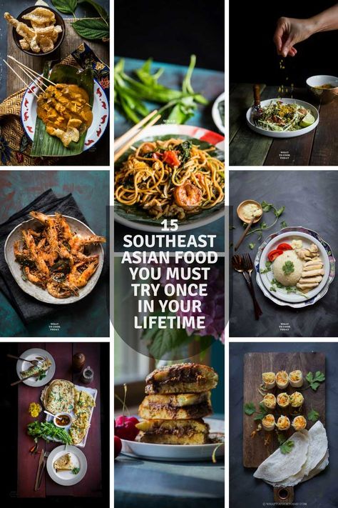 15 Southeast Asian Food You Must Try Once In Your Lifetime - A compilation of food you must absolutely try from some of the Southeast Asia countries that you probably haven't heard or eaten before. Eat what the local eats! Southeast Asian Food Recipes, Southeast Asia Food, South East Asian Food, South East Asian Recipes, Southeast Asian Food, Shrimp Crepes, South Asian Food, Raya Party, Instant Pot Asian Recipes