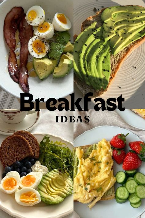 Eggs And Avocado, Avocado Breakfast Recipes, Breakfast Ideas Healthy Easy, 800 Calorie Meals, Healthy Lunch Snacks, Calorie Meal Plan, Healthy Food Dishes, Healthy Food Motivation, Easy Healthy Breakfast