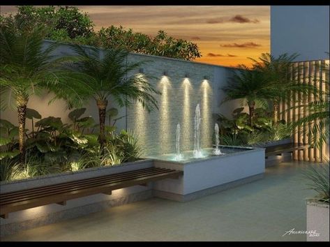 Wall Fountains Backyard, Zen Gardens Backyard, Zen Patio, Backyard Zen, Gardens Backyard, Outdoor Wall Fountains, Taman Air, House Colour, Garden Water Fountains