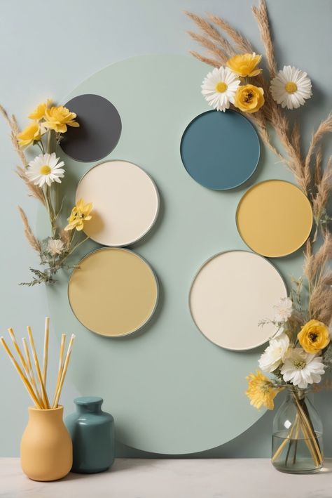 Discover the perfect balance of warmth and sophistication with the Best 5 Palettes of SW colors featuring Mustard and Charcoal to transform your bedroom into a stylish sanctuary.
#ad  


#Painting
#wallpaint2024
 #color2024
 #DIYpainting
 ##DIYhomedecor
 #Fixhome Mint And Mustard Bedroom, Color Palette Mustard, Mustard Color Palette, Mustard Chair, Charcoal Bedroom, Trendy Paint Colors, Exterior Color Combinations, Sherwin Williams Color Palette, Bedroom Color Combination