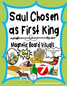 Visuals for Bible story of Saul being chosen as first King of Israel. Gold Paper Plates, Best Study Bible, David Bible, King Saul, King Craft, Sunday School Games, Preschool Bible Lessons, Kids Sunday School Lessons, Pictures To Color