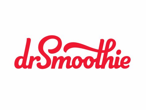 Dr. Smoothie - Logo Animation logoanimation explainer motion design design icon logo animation Juice Logo Design Ideas Creative, Food Logo Animation, Smoothie Logo, Smoothie Brand, Letter Animation, Food Text, Juice Logo, Food Typography, Animation Logo