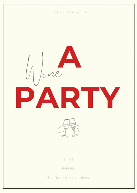 Wine Night Ideas, Food Logo Ideas Creative, Food Logo Ideas, Logo Ideas Creative, Wine Birthday Party, Vintage Invitation, Coffee Shop Branding, Wine Event, Wine Party