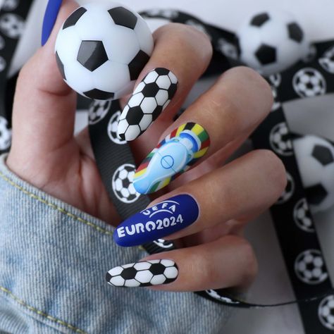 How to create the Euro 2024 logo on nails – Scratch Euro Nails, 2024 Logo, Blue Gel, Magnetic Nails, Star Nails, Nail Art Galleries, First Place, Triangle Shape, Nail Artist