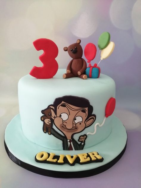 Mr Bean Cakes For Boys, Mr Bean Cake Birthdays, Mr Bean Cake, Mr Bean Birthday, Mr Bean Teddy, Teddy Cake, Teddy Cakes, Birthday 2023, Bean Cake