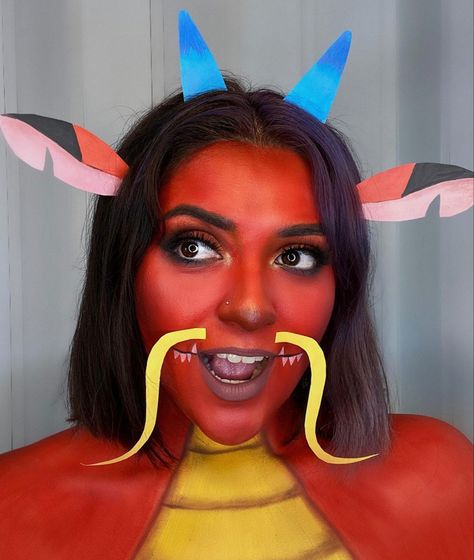 #mushu #makeup #makeuppsycho #artistry #disney Mulan Makeup, Mulan Mushu, Mulan, Photo Inspo, Makeup Inspiration, Hair Inspo, Carnival Face Paint, Blonde Hair, Blonde