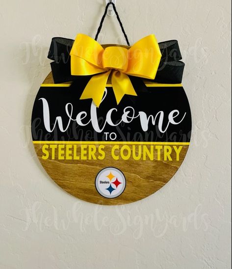 This Door Hangers item by TheWholeSignYards has 144 favorites from Etsy shoppers. Ships from Mesa, AZ. Listed on Apr 23, 2024 Diy Football Decor Wood Signs, Steelers Welcome Sign, Wood Football Decor, Football Wood Signs Diy, Welcome Fall Signs Wooden Circle, Wood Sports Signs, Steelers Door Hanger, Football Wooden Door Hangers, Nfl Door Hanger