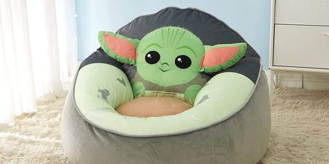 Star Wars Baby Room, Toddler Bean Bag Chair, Star Wars Kids Room, Toddler Bean Bag, Yoda Party, Yoda Wallpaper, Bean Bag Chair Kids, Star Wars Kids, Star Wars Baby