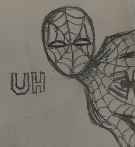 Spider Aesthetic Drawing, Cool Spider Drawings, Spiderman Drawing, Image Spiderman, Spiderman Art Sketch, Meaningful Drawings, Art Tools Drawing, Easy Drawings Sketches, Easy Doodles Drawings