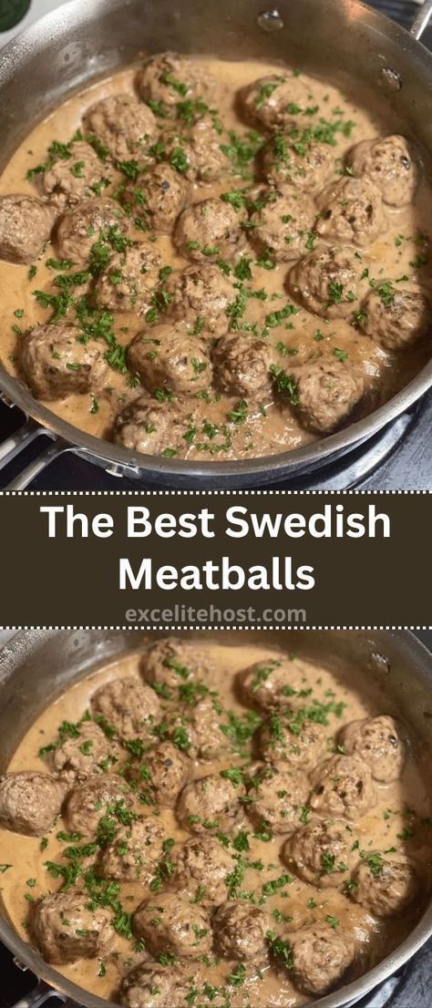 Sweetish Meatballs Recipe, Swedish Meatballs And Noodles, Lingonberry Sauce, Best Swedish Meatball Recipe, Best Swedish Meatballs, Swedish Meatball Sauce, Easy Swedish Meatball Recipe, Swedish Meatballs Easy, Tender Meatballs