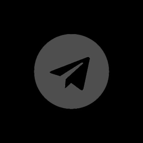 Telegram Black Icon, Telegram Icon, Vintage App, About Phone, Black App, Ios Wallpaper, Black Icon, Telegram Logo, App Logo