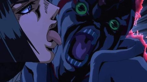 King Crimson Jojo, Cursed Jojo, Jojo Fanart, Jojo Videos, Ghost Girl, Jojo Reference, King Crimson, Bizarre Art, Jojo's Bizarre Adventure Anime