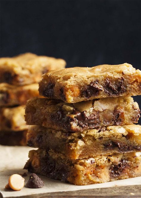 Butterscotch Bars, Baking Power, Dark Chocolate Mousse, Butterscotch Chips, Brownie Bar, Dessert Bars, Cookie Bars, Sans Gluten, Food Print