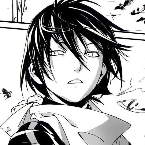 Yato Manga, Noragami, Black And White, Anime, White, Black