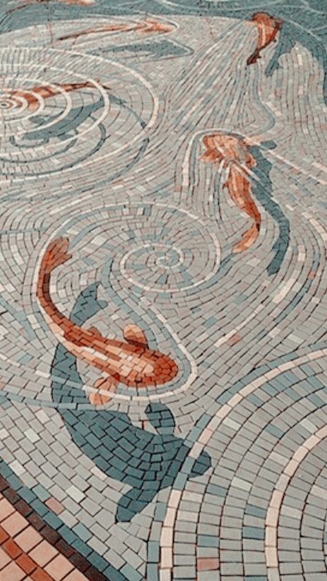 Ocean Mosaic, تصميم للمنزل العصري, Deco Nature, Tanah Liat, Mosaic Design, Arte Inspo, Cool Ideas, Dream House Decor, Dream Home Design