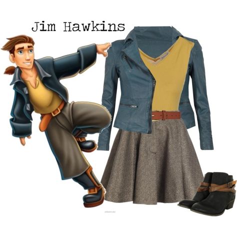 Treasure Planet Inspired Outfits, Treasure Planet Disneybound, Treasure Planet Outfit, Fandom Inspired Outfits, Universal Bound Outfits, Casual Cosplay Outfits, Disneybound Ideas, Disney Character Outfits, Disney Bound Outfits Casual