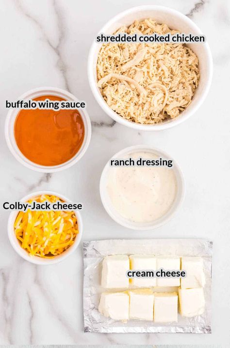 Buffalo Chicken Dip Microwave, Cream Cheese Chicken Dip, Crockpot Buffalo Chicken Dip, Baked Buffalo Chicken Dip, Buffalo Chicken Dip Oven, Chicken Wing Dip, Buffalo Chicken Dip Crock Pot, Buffalo Ranch Chicken, Shredded Buffalo Chicken