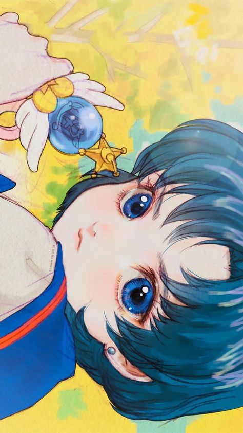 Ami Sailor Moon, Sailor Moon Background, Ami Mizuno, Moon Kingdom, Sailor Moon Stars, Sailor Moon Fan Art, Sailor Moon Aesthetic, Sailor Chibi Moon, Sailor Moon Manga