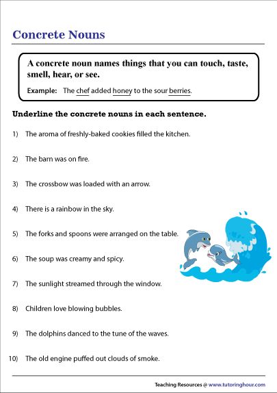 Concrete Nouns Worksheets Abstract Nouns Worksheet For Grade 3, Concrete Nouns Worksheets, Nouns Exercises, Concrete Nouns, Abstract Nouns, Worksheets For Grade 3, Nouns Worksheet, English Grammar Worksheets, Elementary Writing