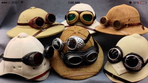 Pith Helmets, British Pith Helmets, India Pith Helmets, Khaki Pith Helmets… Pith Helmet British, Female Archaeologist, Steampunk Safari, Steampunk Helmet, Safari Costume, Punk Costume, Pith Helmet, British Hats, Safari Outfits