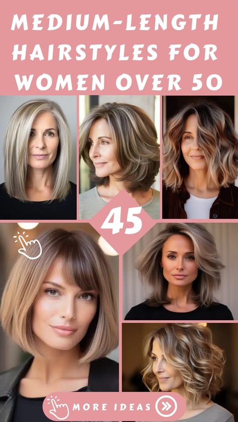 60 Best Hairstyles for Women Over 40 50s Hairstyles, Long Length Hair, Medium Length Hairstyles, Layered Haircuts For Medium Hair, Low Maintenance Haircut, Hairstyles For Women Over 50, Low Maintenance Hair, Unique Lifestyle, Haircuts For Medium Hair