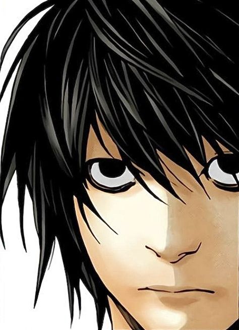 L Lawliet Realistic, L Lawliet Manga, Kenichi Matsuyama, Note Wallpaper, Body Base Drawing, L Lawliet, Manga Panels, Wet Hair, Vol 2