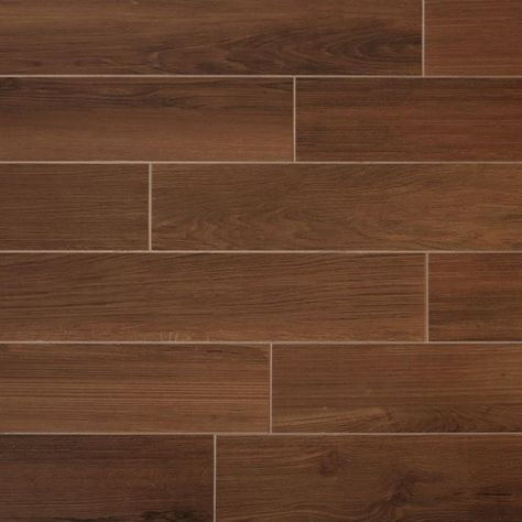 TRUE PORCELAIN CO. Shenandoah Mahogany 6-in x 36-in Glazed Porcelain Wood Look Tile in the Tile department at Lowes.com Wooden Tiles Flooring, Porcelain Kitchen Sink, Wood Wall Tiles, Wood Ceramic Tiles, Plank Tiles, Tile Wood, Ceramic Floor Tile, Wood Floors Wide Plank, Wood Tile Floors