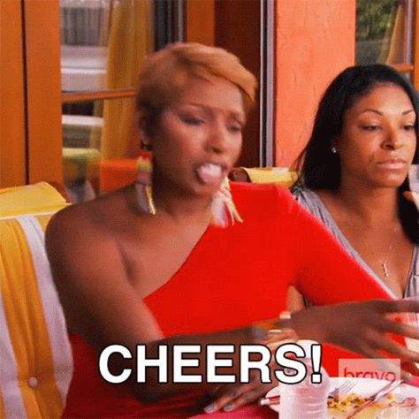 Cheers Real Housewives Of Atlanta GIF - Cheers Real Housewives Of Atlanta Lets Drink To That - Discover & Share GIFs Real Housewives Of Atlanta, Nene Leakes, Housewives Of Atlanta, Real Housewives, American Actress, Happy Friday, Animated Gif, Cool Gifs, Atlanta